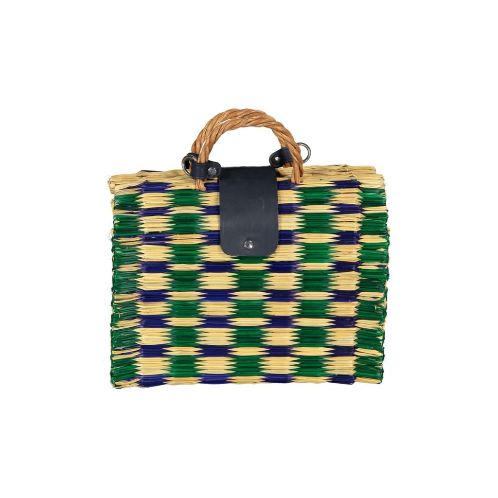 Blue Long Rectangles & Green Squares