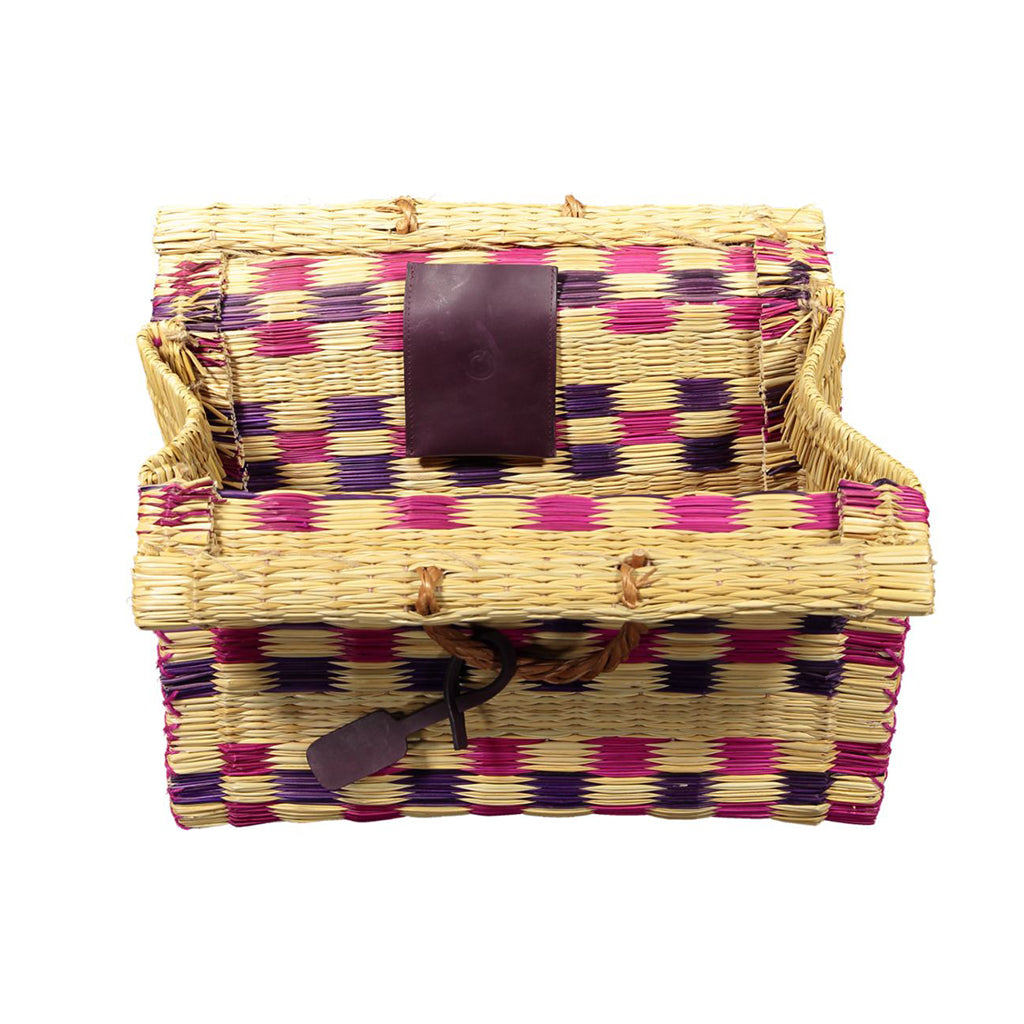 Purple & Pink Ikat