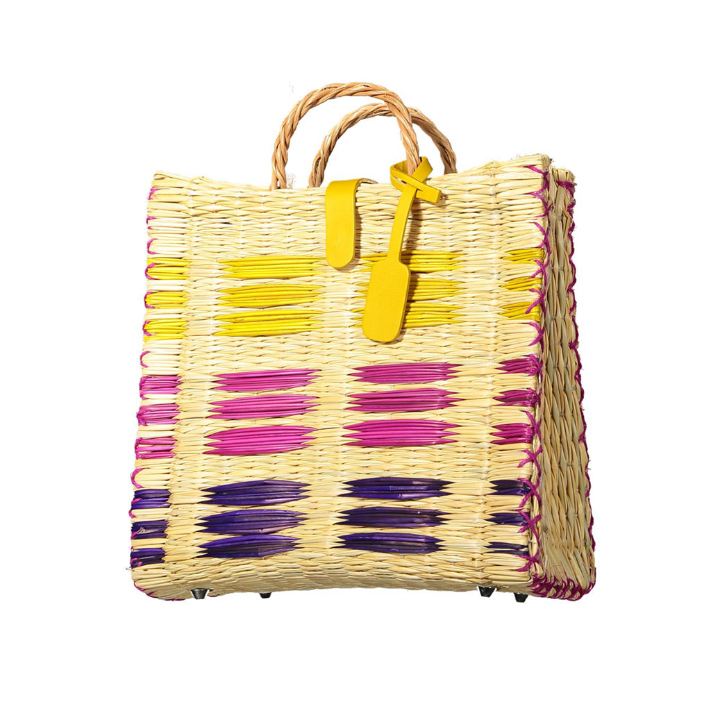 Red Pink & Navy Stripes